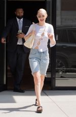 GIGI HADID Leaves Her Apartment in New York 07/13/2022