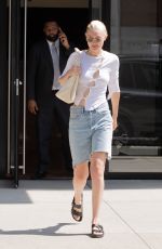 GIGI HADID Leaves Her Apartment in New York 07/13/2022