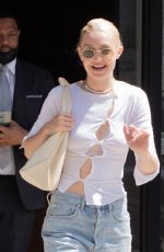 GIGI HADID Leaves Her Apartment in New York 07/13/2022