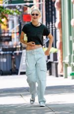GIGI HADID Out and About in New York 07/19/2022