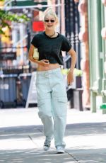 GIGI HADID Out and About in New York 07/19/2022