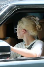 GIGI HADID Out Driving Her Range Rover in New York 07/09/2022