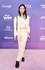 GRACIE ABRAMS at Billboard Women in Inglewood 03/02/2022