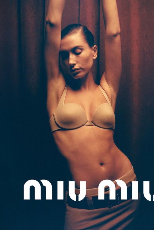 HAILEY BIEBER for Miu Miu Spring/Summer: Basic Instinct