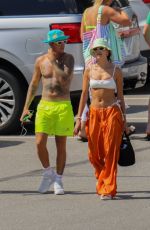 HAILEY BIEBER in Bikini and Justin Bieber at Lake Coeur d