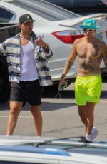 HAILEY BIEBER in Bikini and Justin Bieber at Lake Coeur d