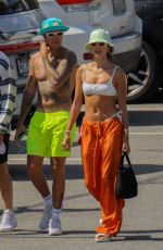 HAILEY BIEBER in Bikini and Justin Bieber at Lake Coeur d
