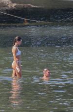 HAILEY BIEBER in Bikini and Justin Bieber at Lake Coeur d