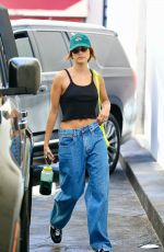 HAILEY BIEBER Leaves a Business Office in Los Angeles 06/30/2022