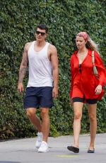 HAILEY CLAUSON and Julian Herrera Out in New York 07/13/2022