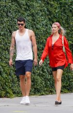 HAILEY CLAUSON and Julian Herrera Out in New York 07/13/2022