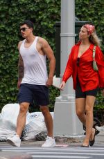 HAILEY CLAUSON and Julian Herrera Out in New York 07/13/2022