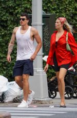 HAILEY CLAUSON and Julian Herrera Out in New York 07/13/2022
