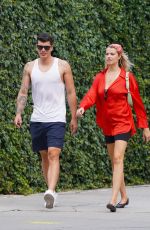 HAILEY CLAUSON and Julian Herrera Out in New York 07/13/2022