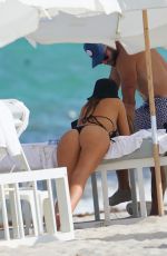 HALEY KALIL and Shawn Booth Out at a Beach in Miami 07/22/2022