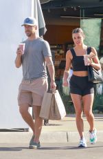 HAYLEY ERBERT and Derek Hough at Erewhon Market in Studio City 07/03/2022