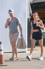 HAYLEY ERBERT and Derek Hough at Erewhon Market in Studio City 07/03/2022