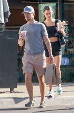 HAYLEY ERBERT and Derek Hough at Erewhon Market in Studio City 07/03/2022
