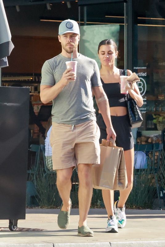 HAYLEY ERBERT and Derek Hough at Erewhon Market in Studio City 07/03/2022