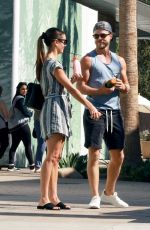 HAYLEY ERBERT and Derek Hough Out for Fresh Juice Drinks in Studio City 07/15/2022