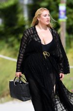 HAYLEY HASSELHOF in Swimsuit at a Beach in Miami 07/18/2022