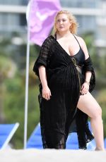 HAYLEY HASSELHOF in Swimsuit at a Beach in Miami 07/18/2022