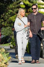 HEATHER RAE and Tarek El Moussa Out in Newport Beach 07/14/2022