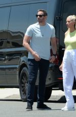 HEATHER RAE YOUNG and Tarek El Moussa Filming Their New Show The Flipping El Moussa