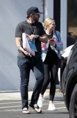 HEATHER RAE YOUNG and Tarek el Moussa Leaves Their Office in California 07/27/2022