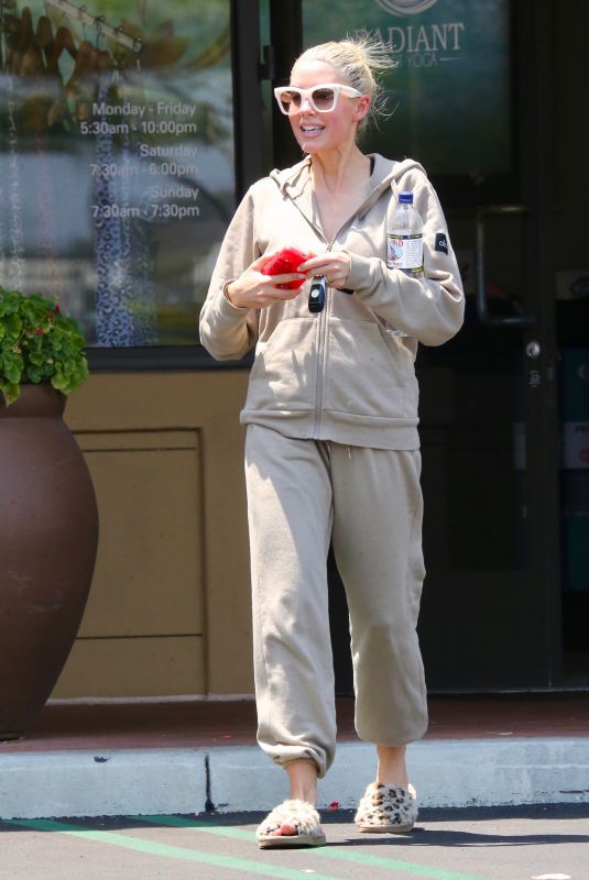HEATHER RAE YOUNG Leaves Hot Yoga Class in Newport Beach 07/24/2022