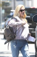 HEIDI MONTAG Leaves a Skin Care Salon in Pacific Palisades 07/12/2022