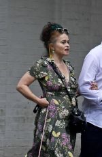 HELENA BONHAM CARTER and Rye Dag Golmboe Out in London 07/21/2022