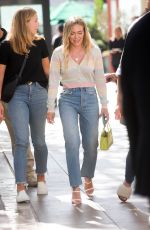 HILARY DUFF Arrives at a Book Reading at The Grove in Los Angeles 06/30/2022