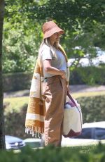HILARY DUFF at a Picnic in a Park in Los Angeles 07/14/2022