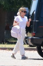 HILARY DUFF at Her Daughter Banks