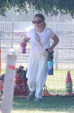 HILARY DUFF at Her Daughter Banks