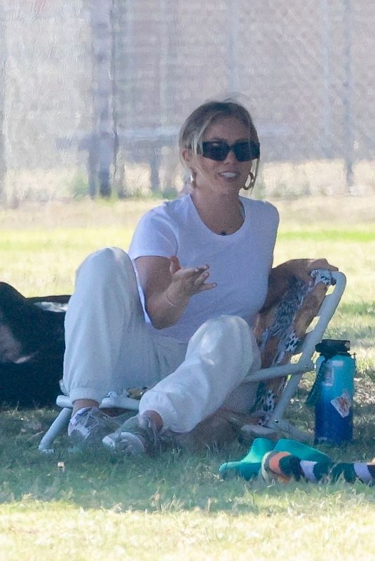 HILARY DUFF at Her Daughter Banks
