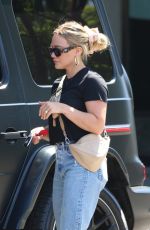 HILARY DUFF Out for Breakfast at Joan