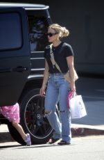 HILARY DUFF Out for Breakfast at Joan