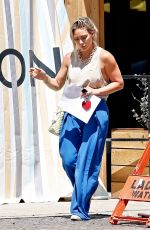 HILARY DUFF Out for Lunch in Studio City 07/21/2022