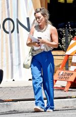 HILARY DUFF Out for Lunch in Studio City 07/21/2022