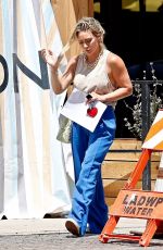 HILARY DUFF Out for Lunch in Studio City 07/21/2022