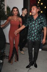 HOLLY SONDERS Out for Dinner at Catch in West Hollywood 07/15/2022