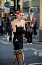 HUNTER SCHAFER Leaves Schiaparelli Fashion Show in Paris 07/04/2022