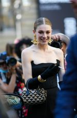 HUNTER SCHAFER Leaves Schiaparelli Fashion Show in Paris 07/04/2022