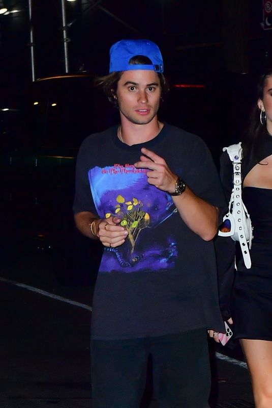 IZZY METZ and Chase Stokes Leaves a Club in New York 06/29/2022