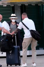 JANE FONDA Arrives in Venice 07/07/2022