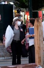 JANE FONDA Arrives in Venice 07/07/2022