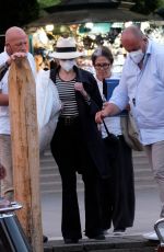 JANE FONDA Arrives in Venice 07/07/2022