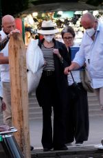 JANE FONDA Arrives in Venice 07/07/2022